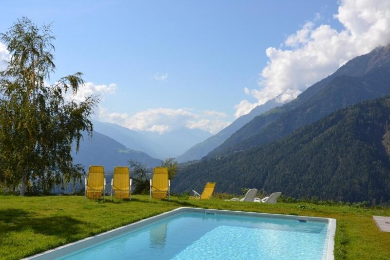 Pension Apartments Klotznerhof Schenna Dış mekan fotoğraf